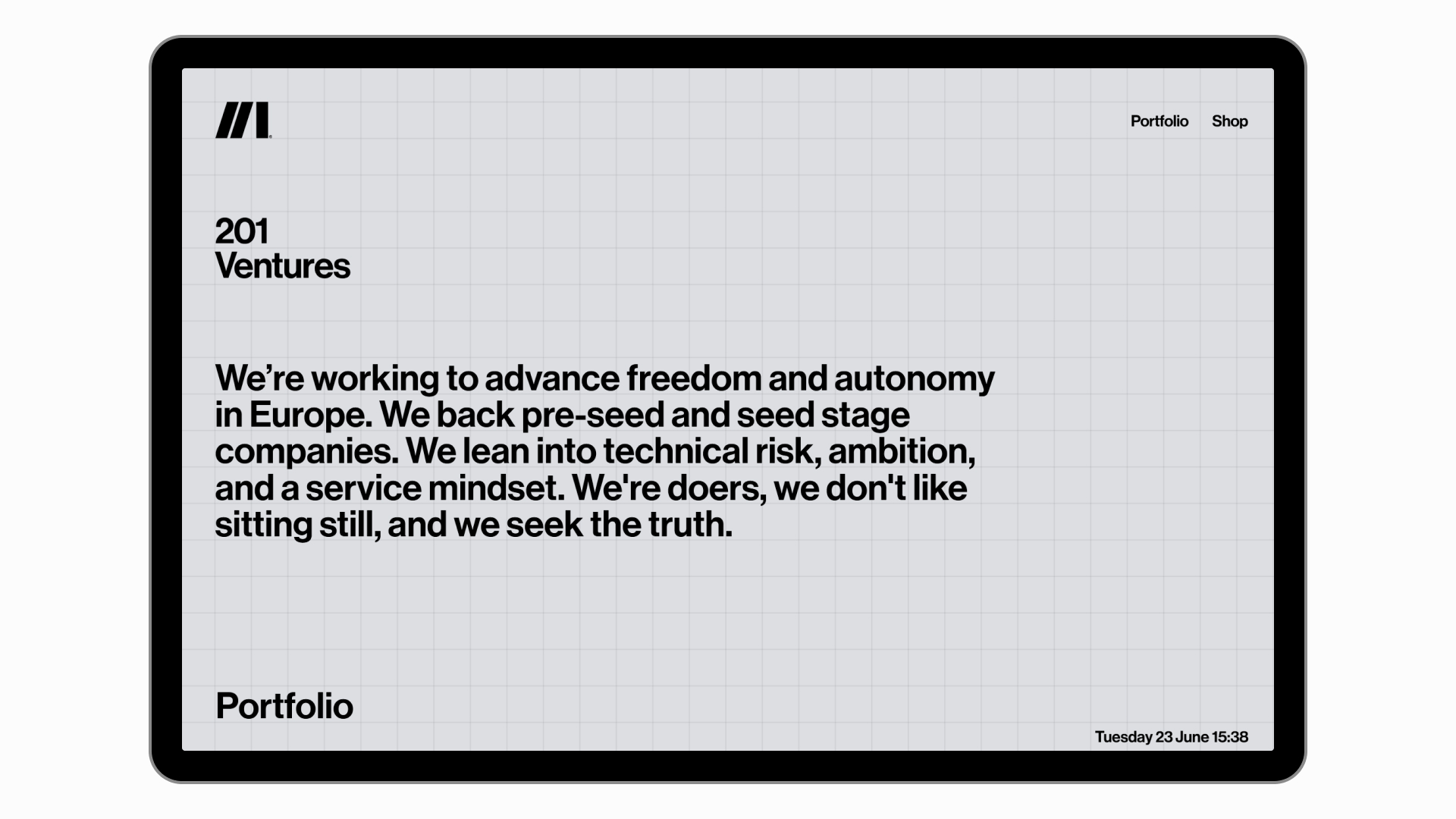201 Ventures — brand presence